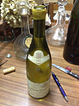 Chablis Grand Cru Valmur 1991