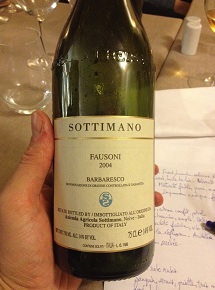 Barbaresco Fausoni 2004 Sottimano