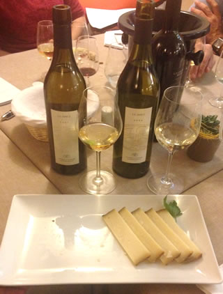 Gruyere 30 mois avec Chasselas du domaine Paccot