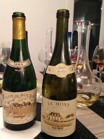 Vouvray Clos du Bourg 1964 - Vouvray Le Mont 1990 - Huet