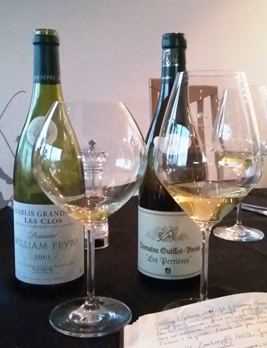 Chablis Clos 2001 Fèvre-Macon Cruzille Perrières Guillot-Broux