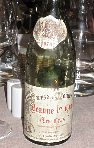 Beaune 1er Cru les Cras - 1976 de Naudin Varrault