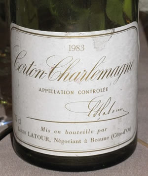 Corton Charlemagne - 1983 - Louis Latour