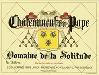 Domaine de la Solitude, Pierre Lancon, Châteauneuf-du-Pape, Châteauneuf, vallée du Rhône